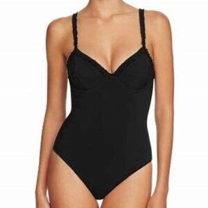 NWT TORY BURCH One Piece Ruffle Underwire Swimsuit